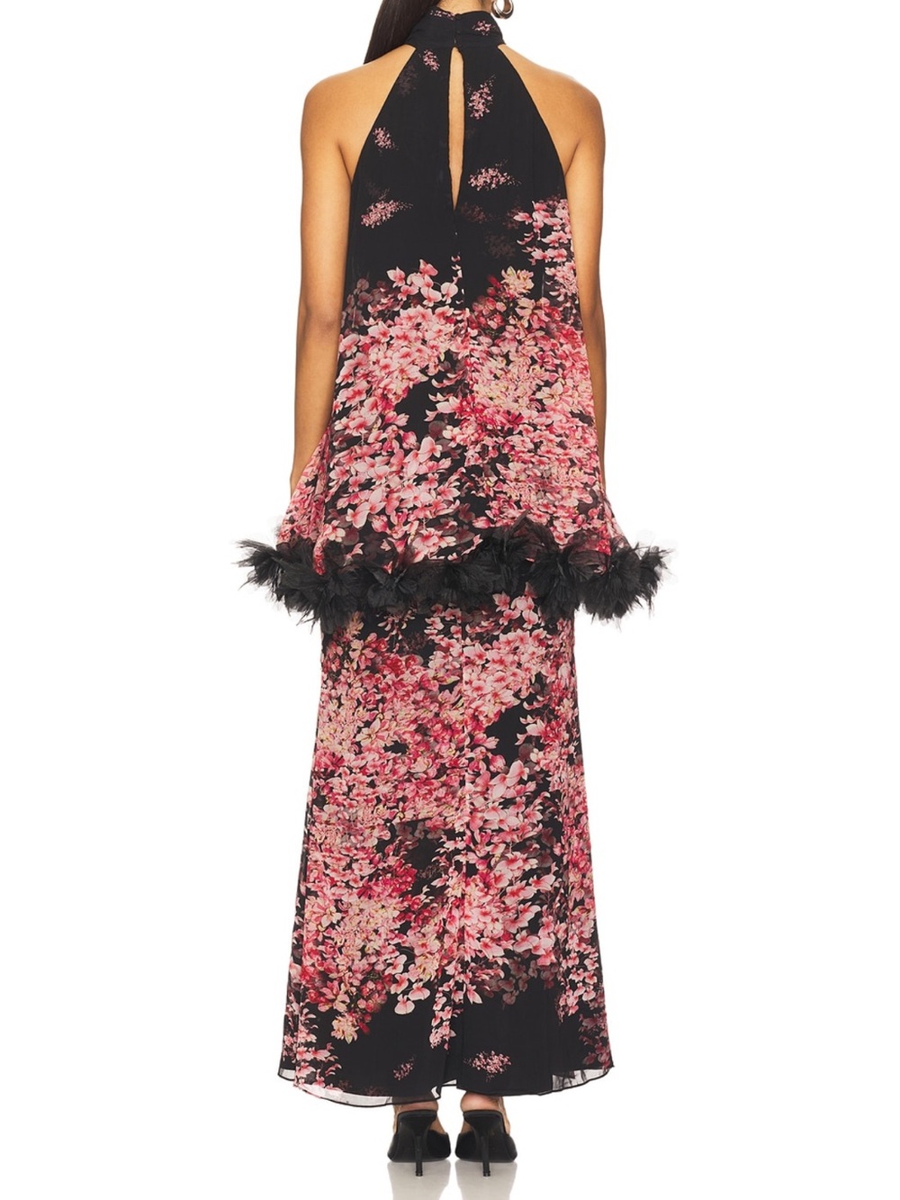 Elliatt Tulsia Floral Georgette Gown - Picture 2 of 4